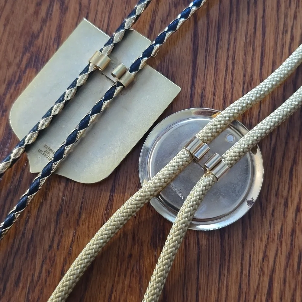 Vintage NSGW Native Sons of the Golden West - Ontario California Bolo Ties